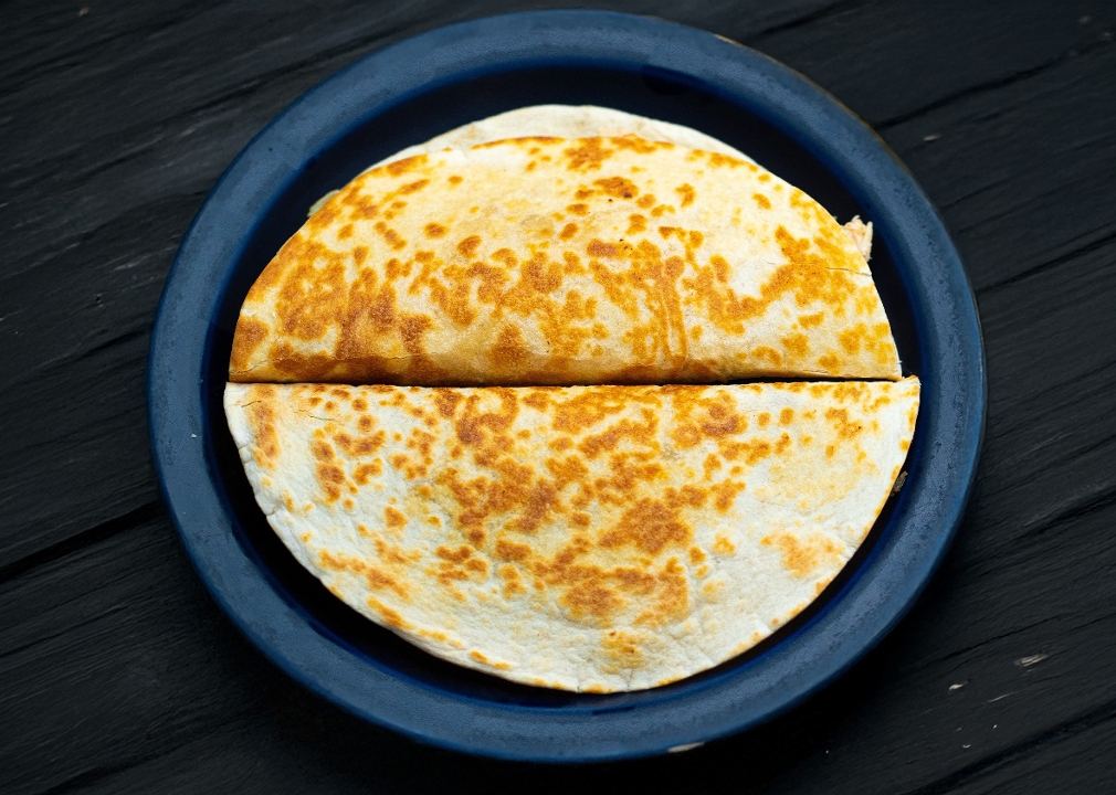 (2) Cheese Quesadillas.