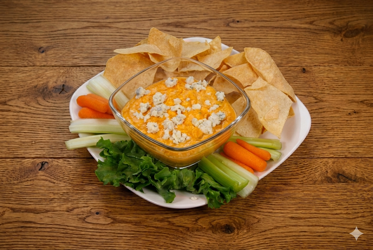 Buffalo Chicken Dip @.