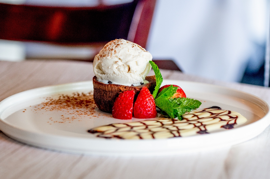 Warm Chocolate Cake.
