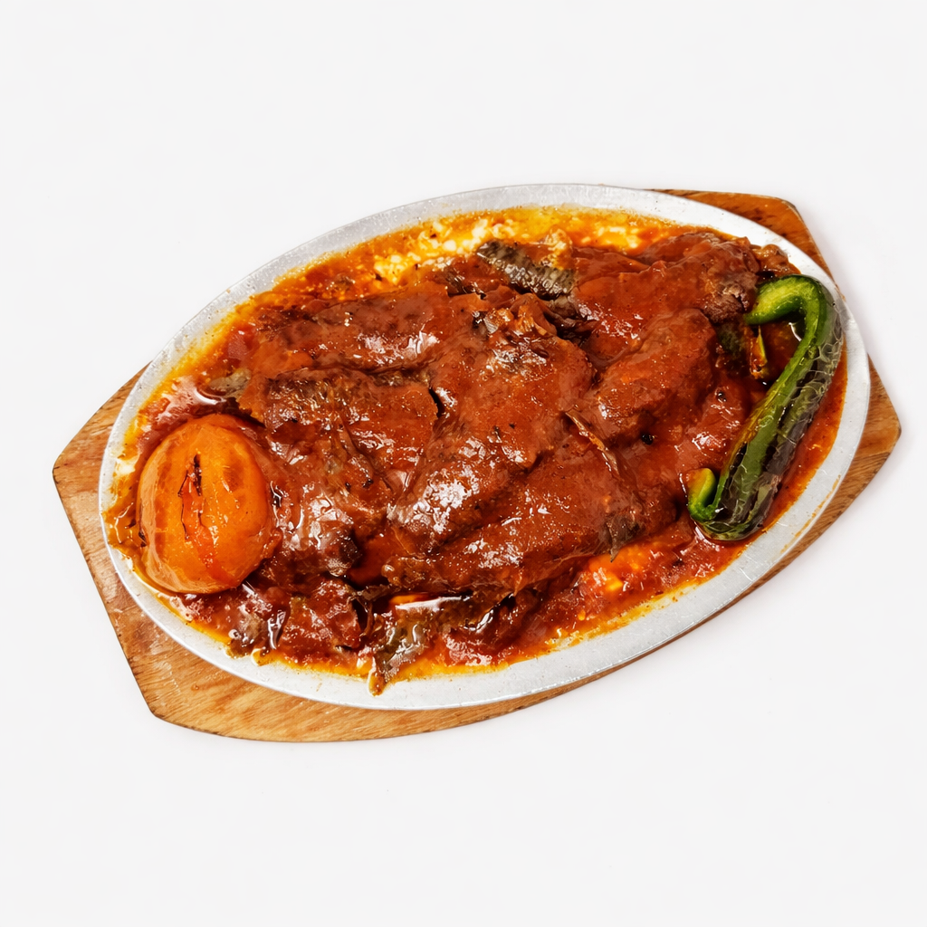 Iskender Kebab.