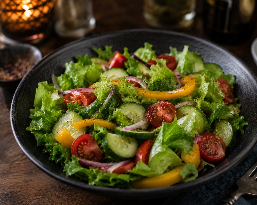 Fresh Green Salad.