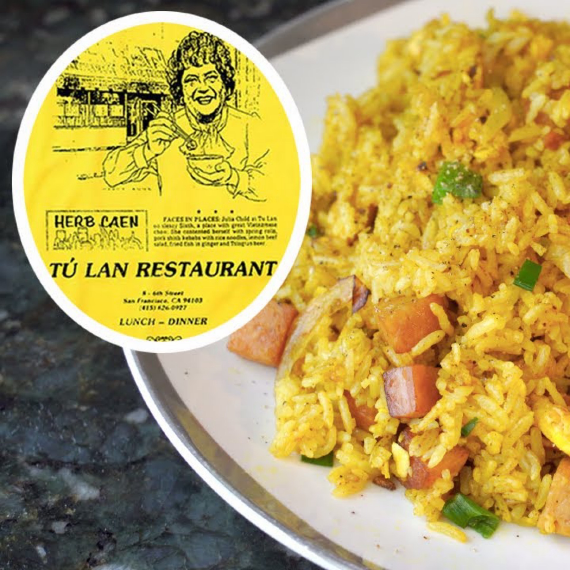 Garlic egg curry fried rice to.