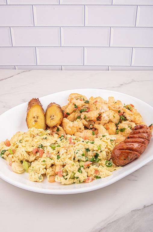 Migas con Huevo & Chorizo.
