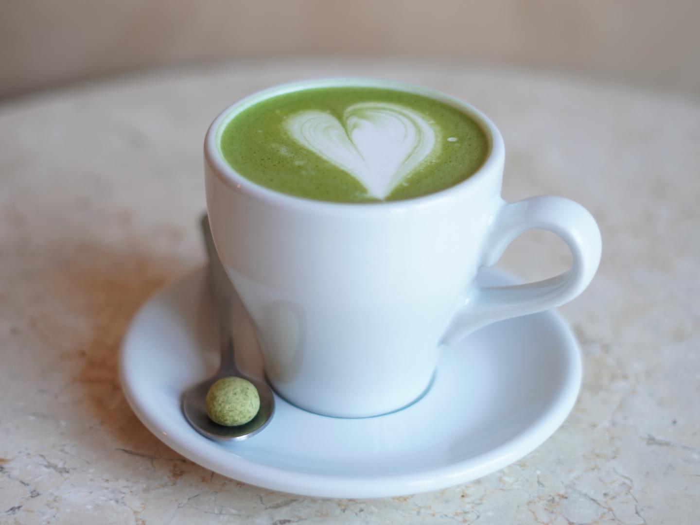 Hot Matcha Latte.