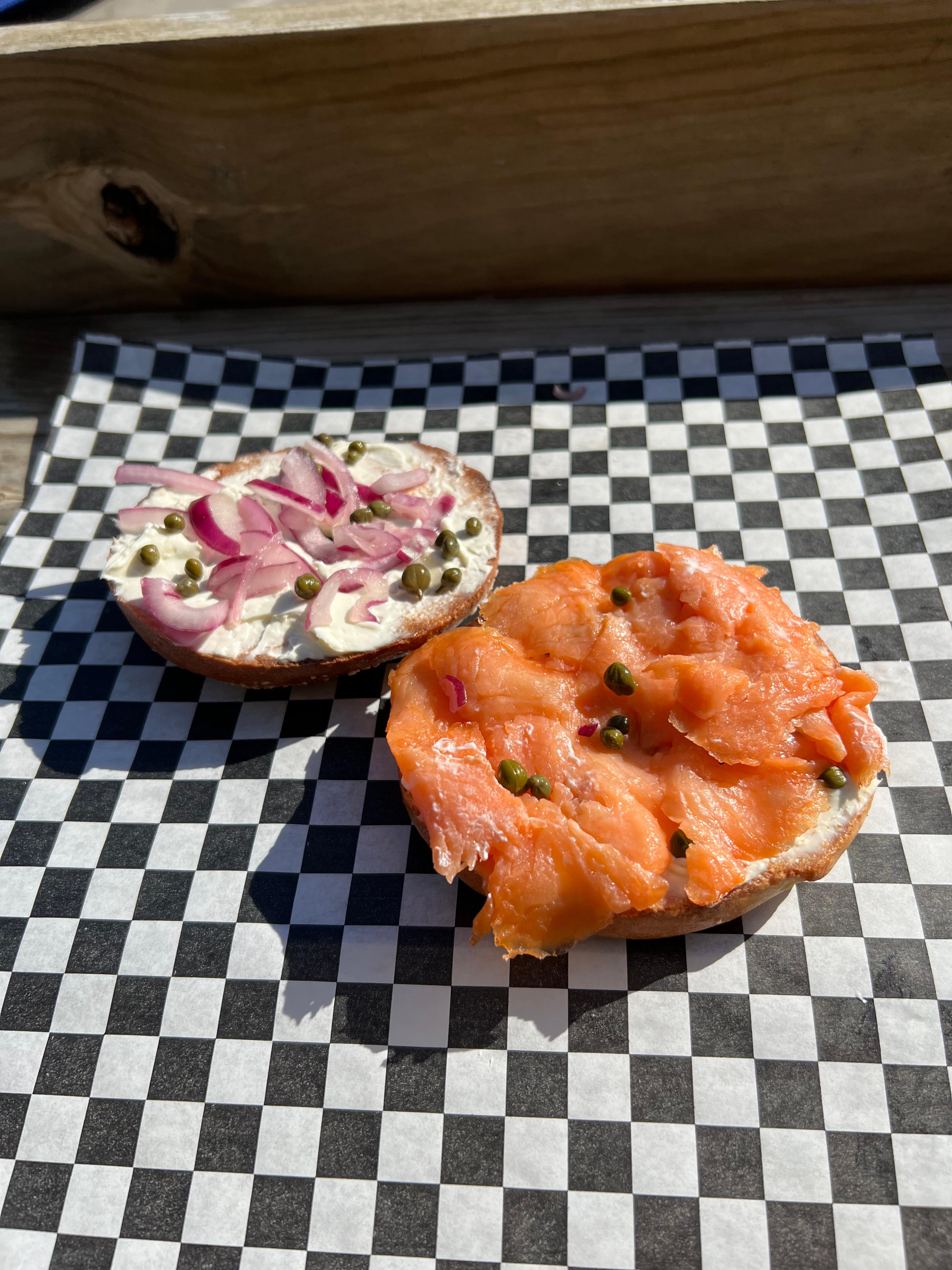 The Lox Bagel Sandwich.