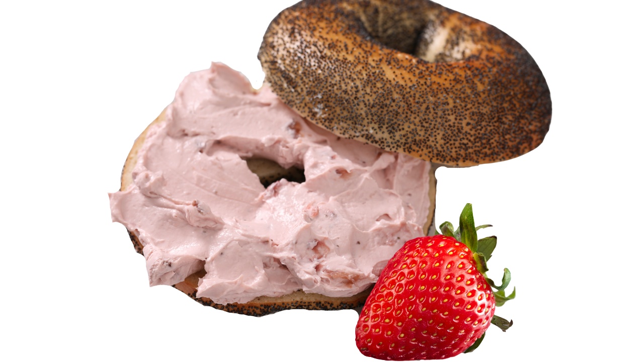 Bagel with Flavored Cream Cheese.