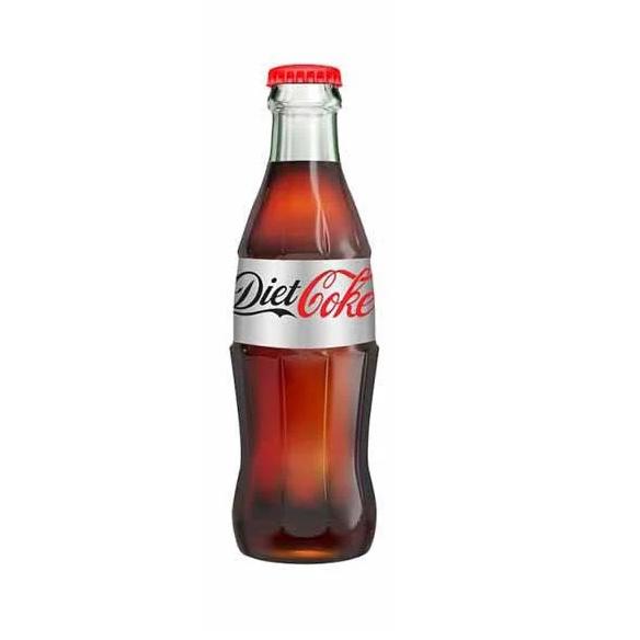 Diet Coke 237ml bottle.