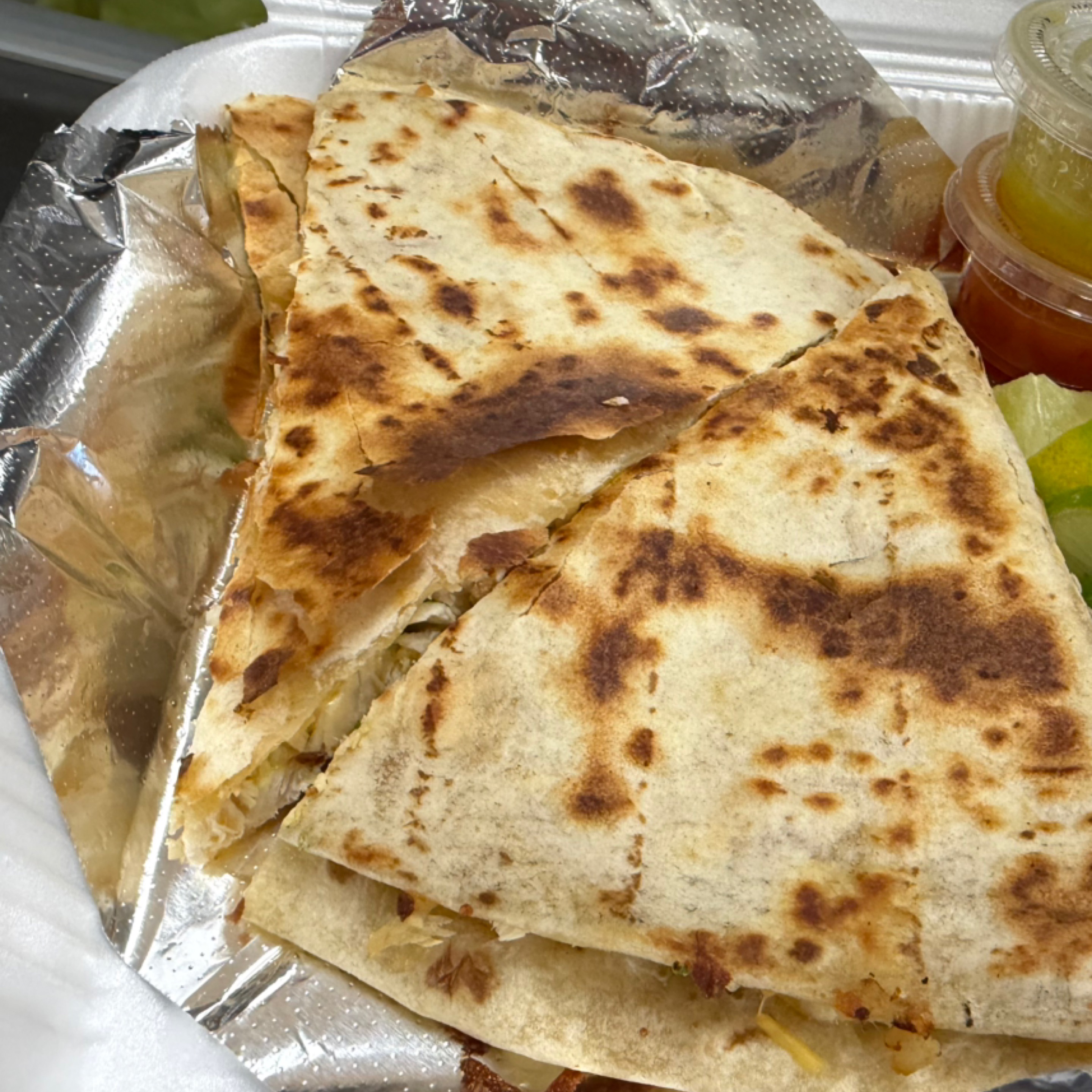 Cheese Quesadilla.