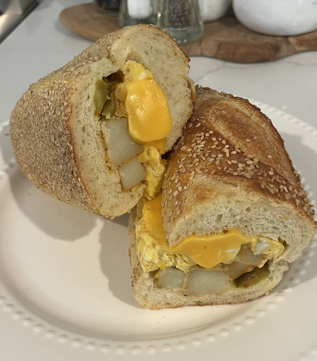 NANNIES POTATOES & EGGS.