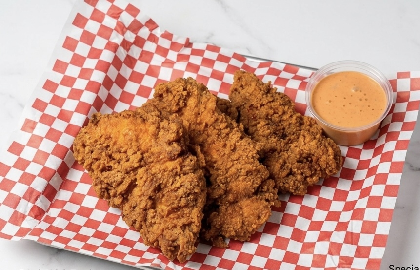 6 Pc Chicken Tenders & Fries.