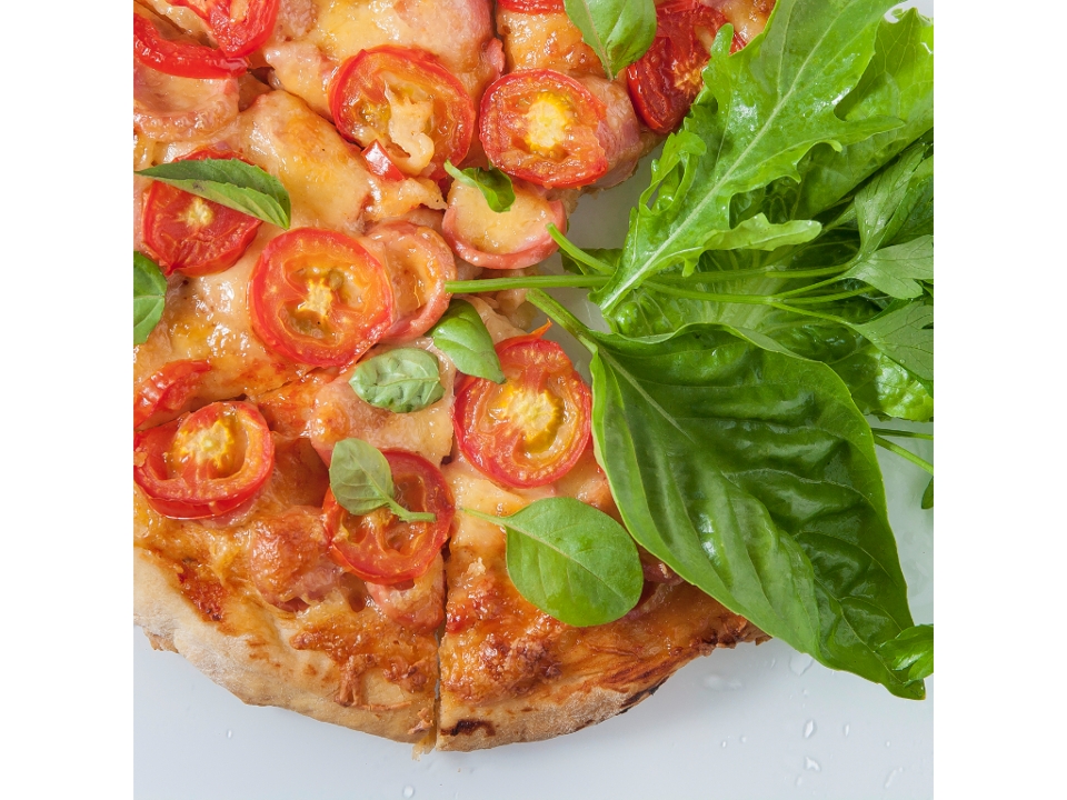 Mediterranean Delight Pizza.