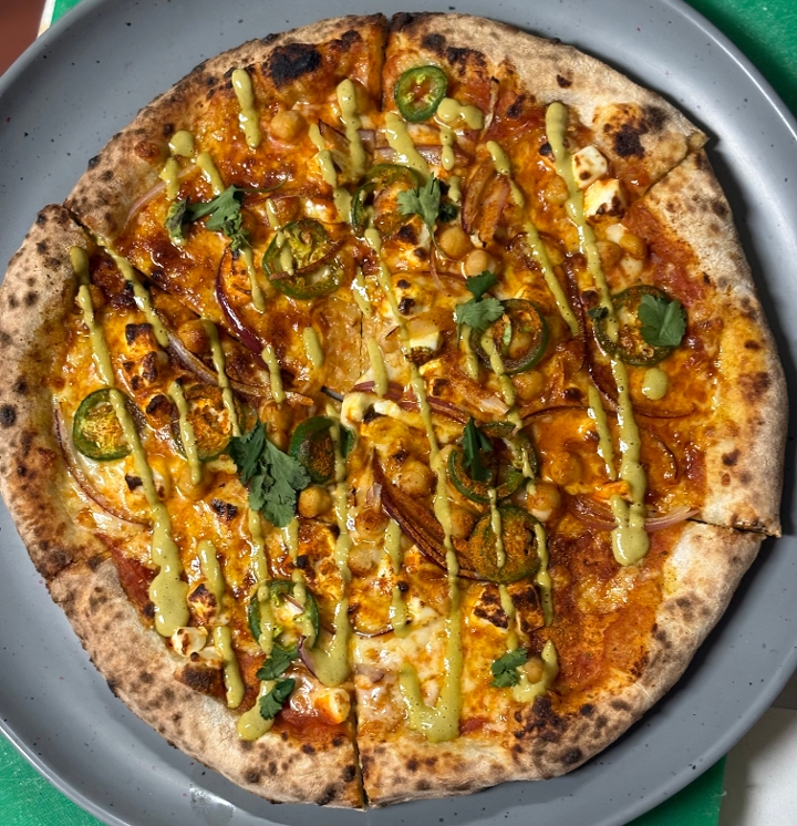 Tikka Masala Pizza.