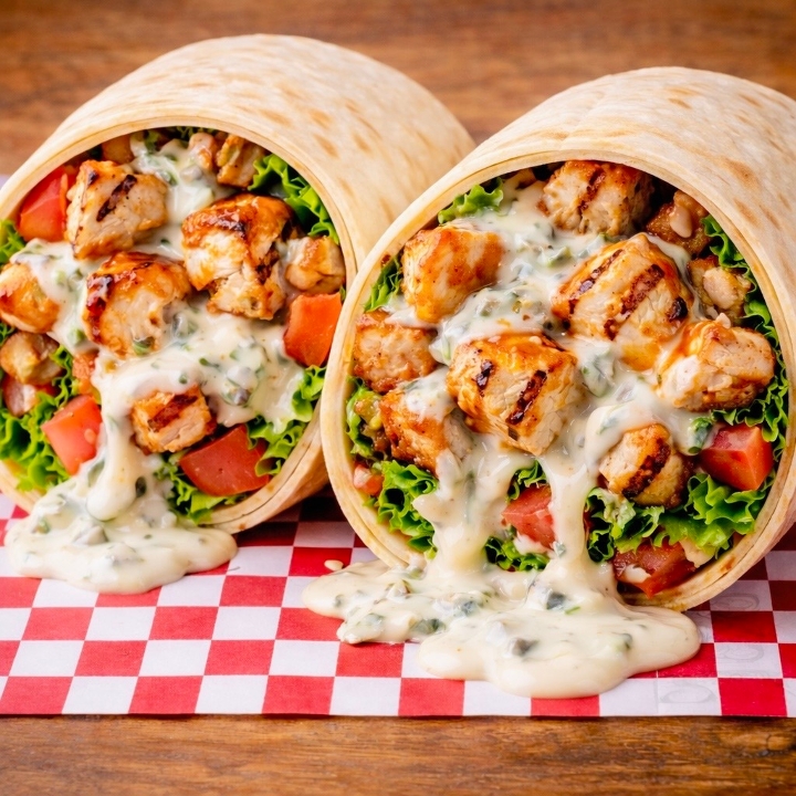 Buffalo Grilled Chicken Wrap.