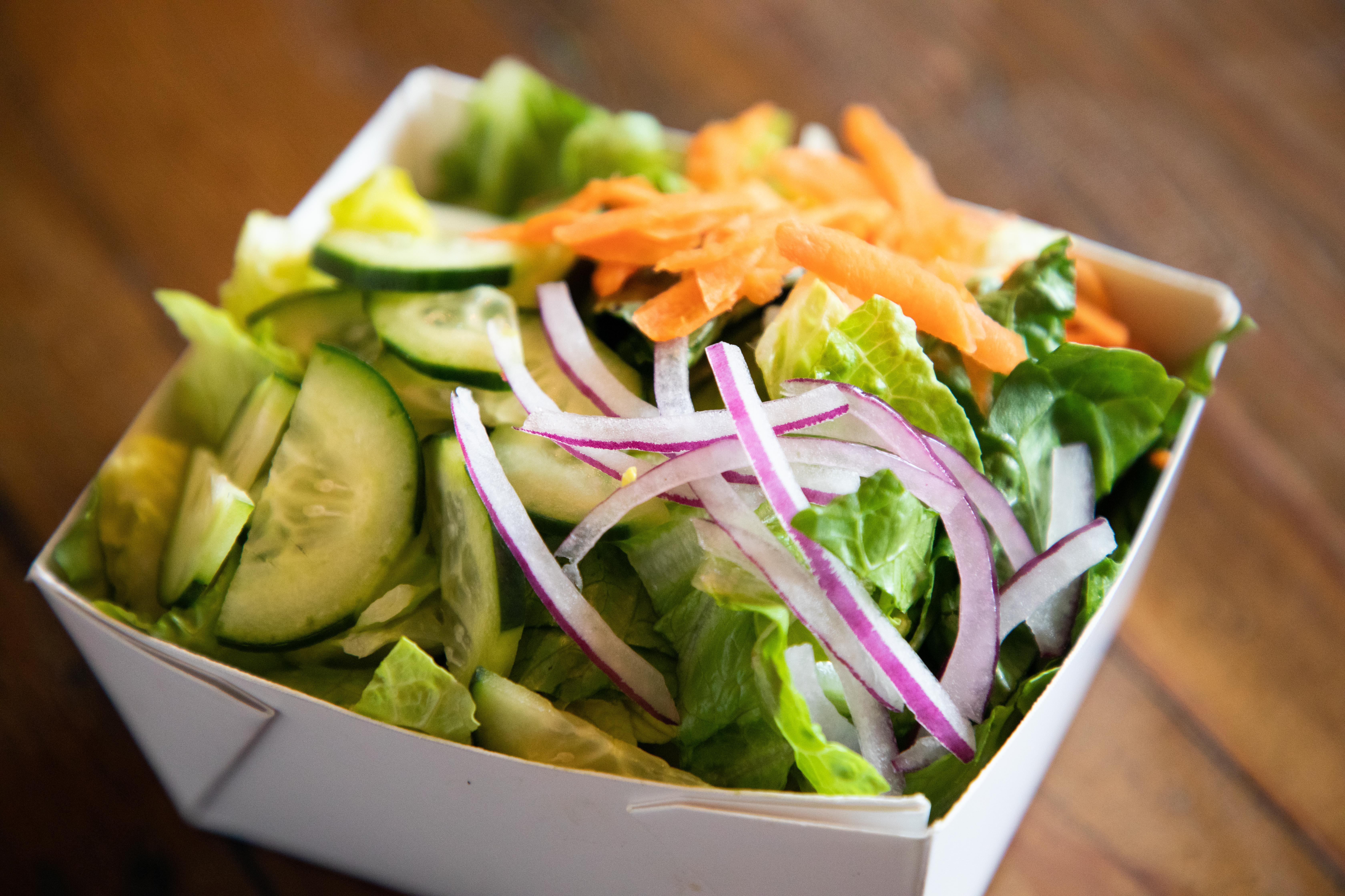 Romaine Side Salad.