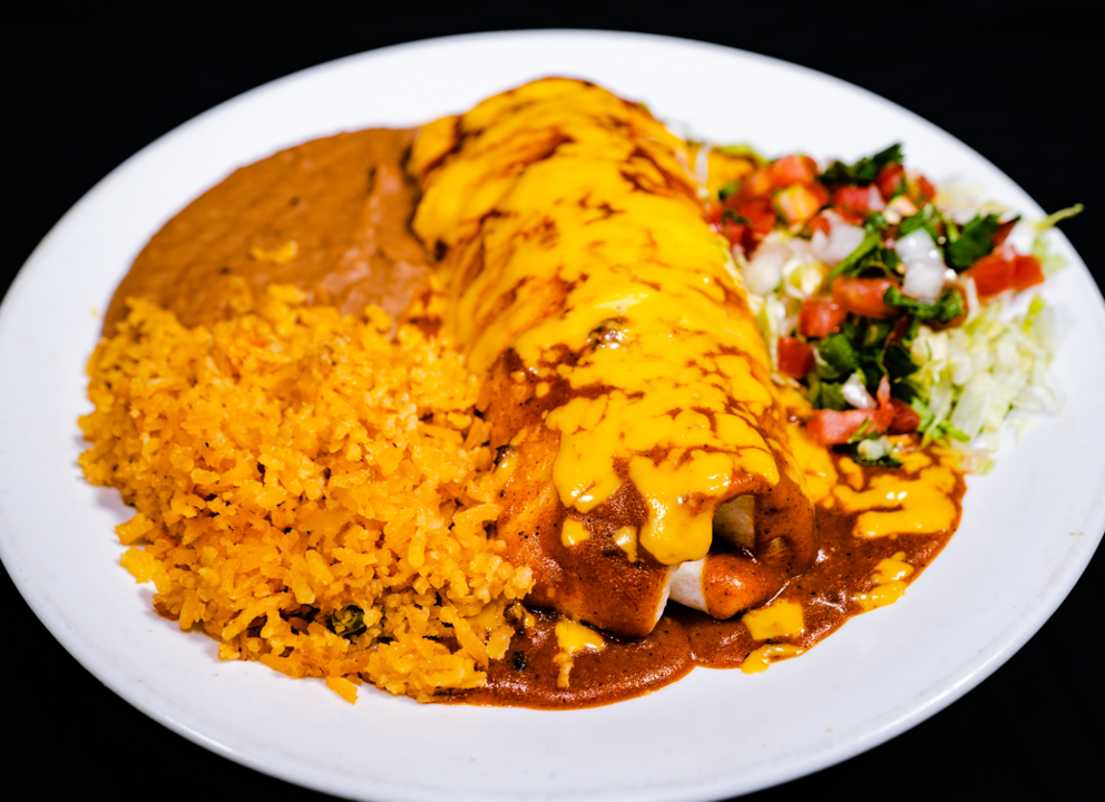 Burrito La Playa Style.