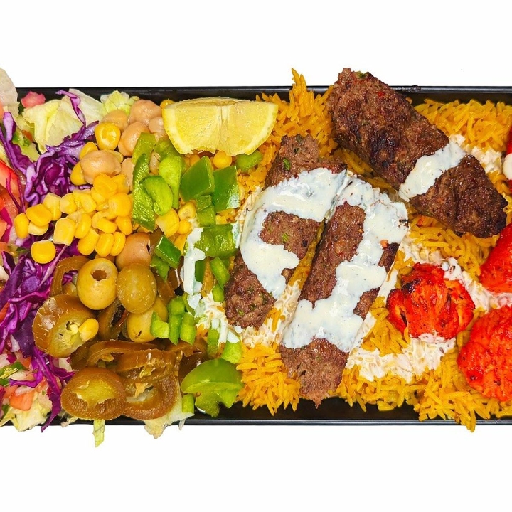 Mix Kebab Platter.