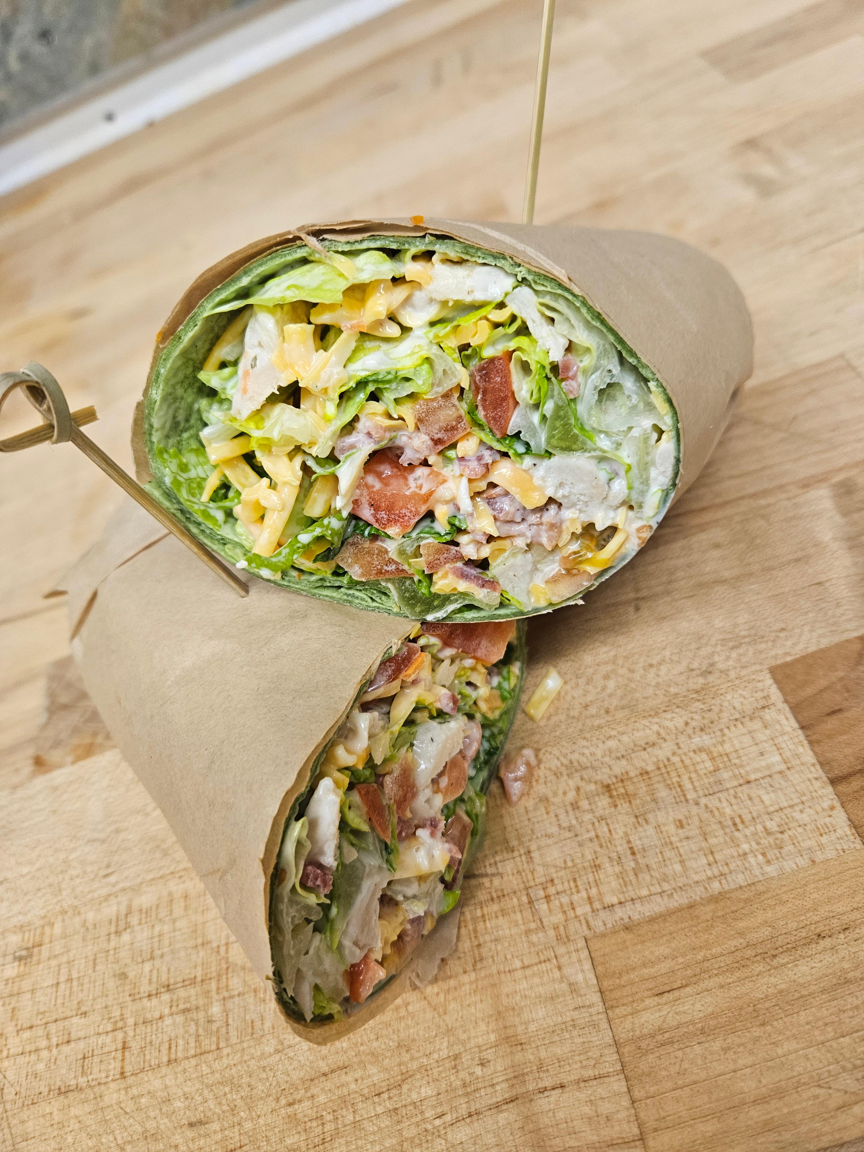 Chicken Bacon Ranch Wrap.