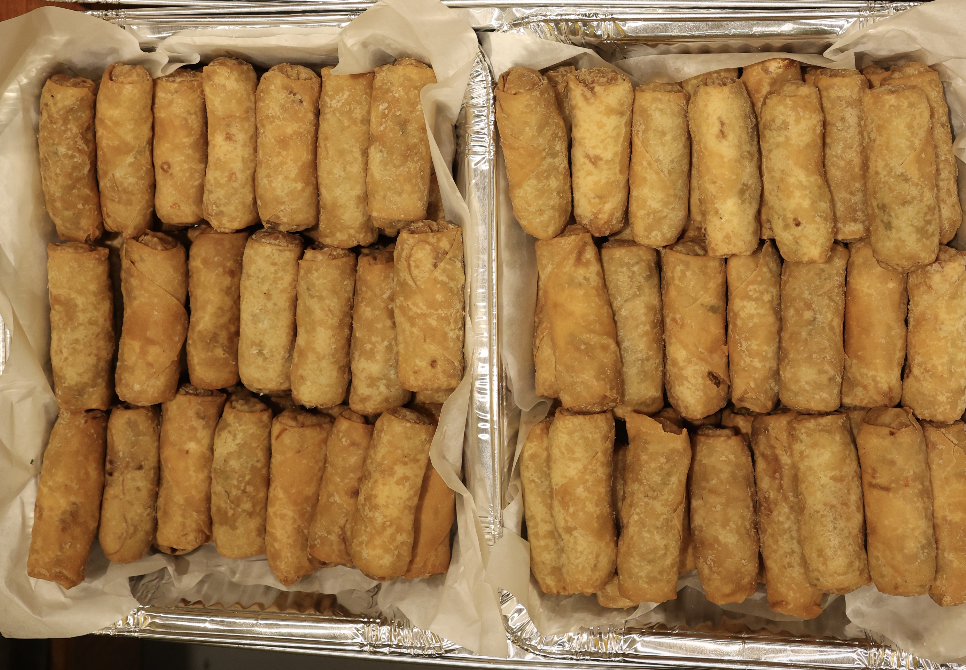 30 Thai Veggie Egg Rolls.