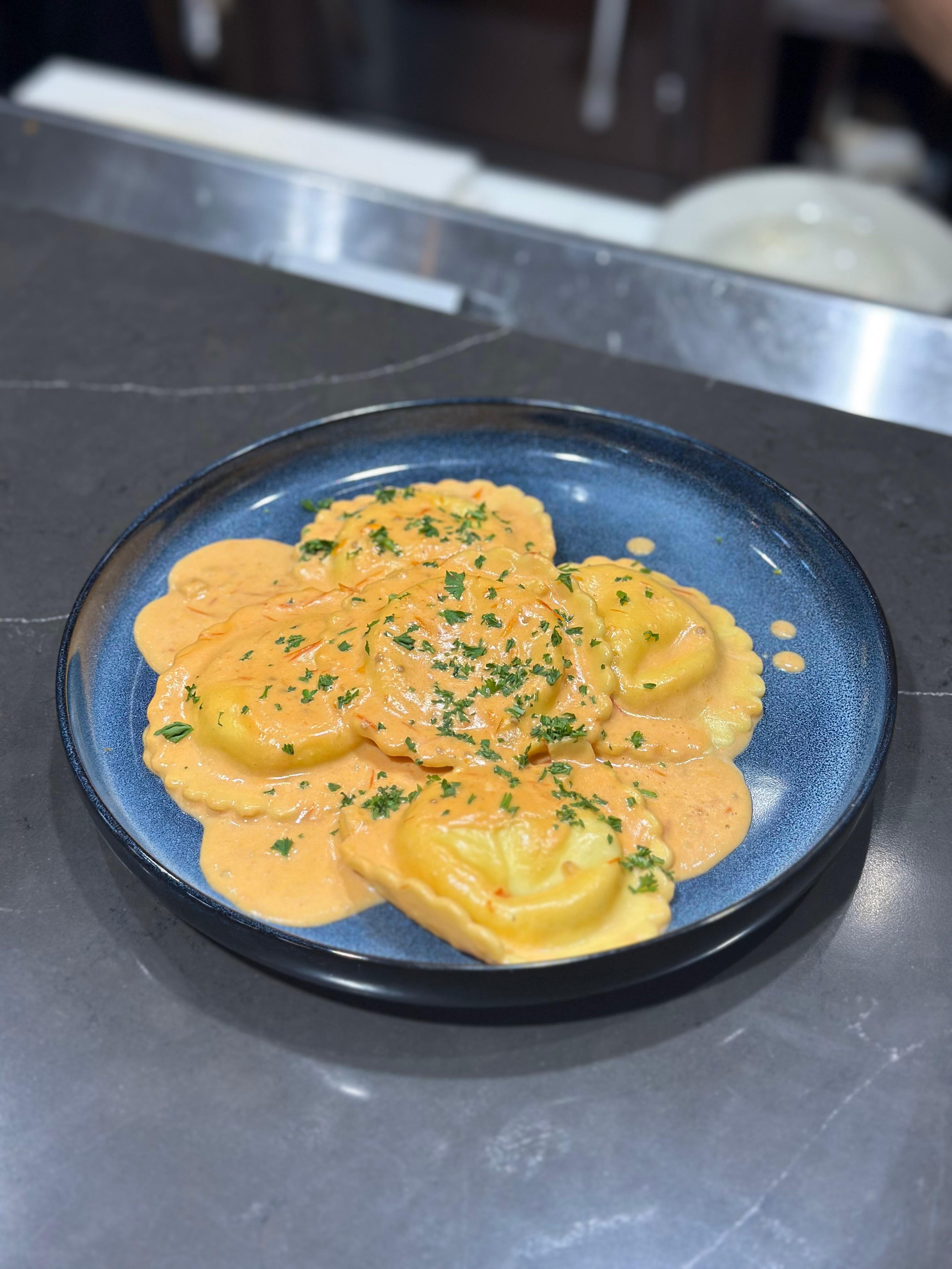 Four Cheese Ravioli.