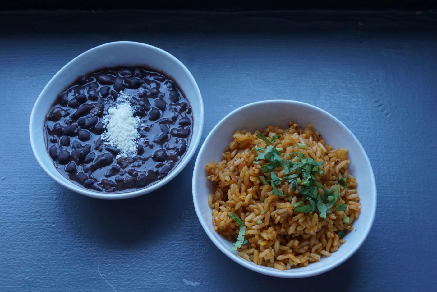 Arroz & Frijoles.