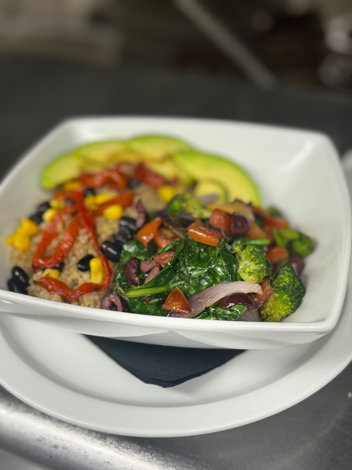 Vegan Quinoa Bowl.