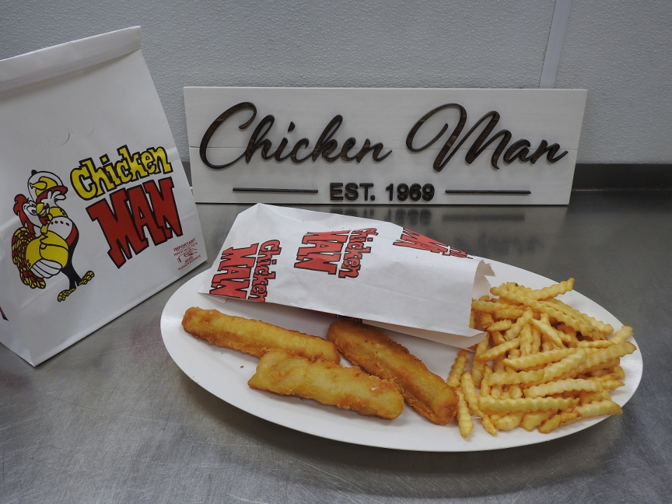 20 Pc Beer Battered Cod & Fries.