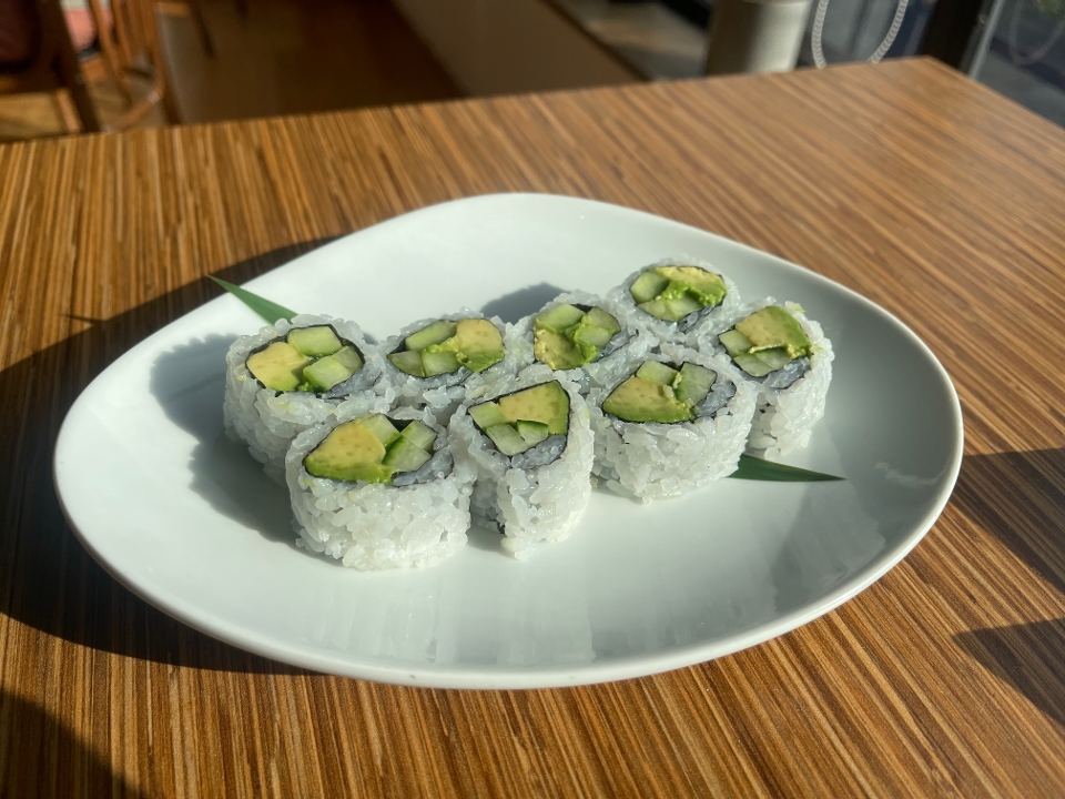 Avocado & Cucumber Roll.