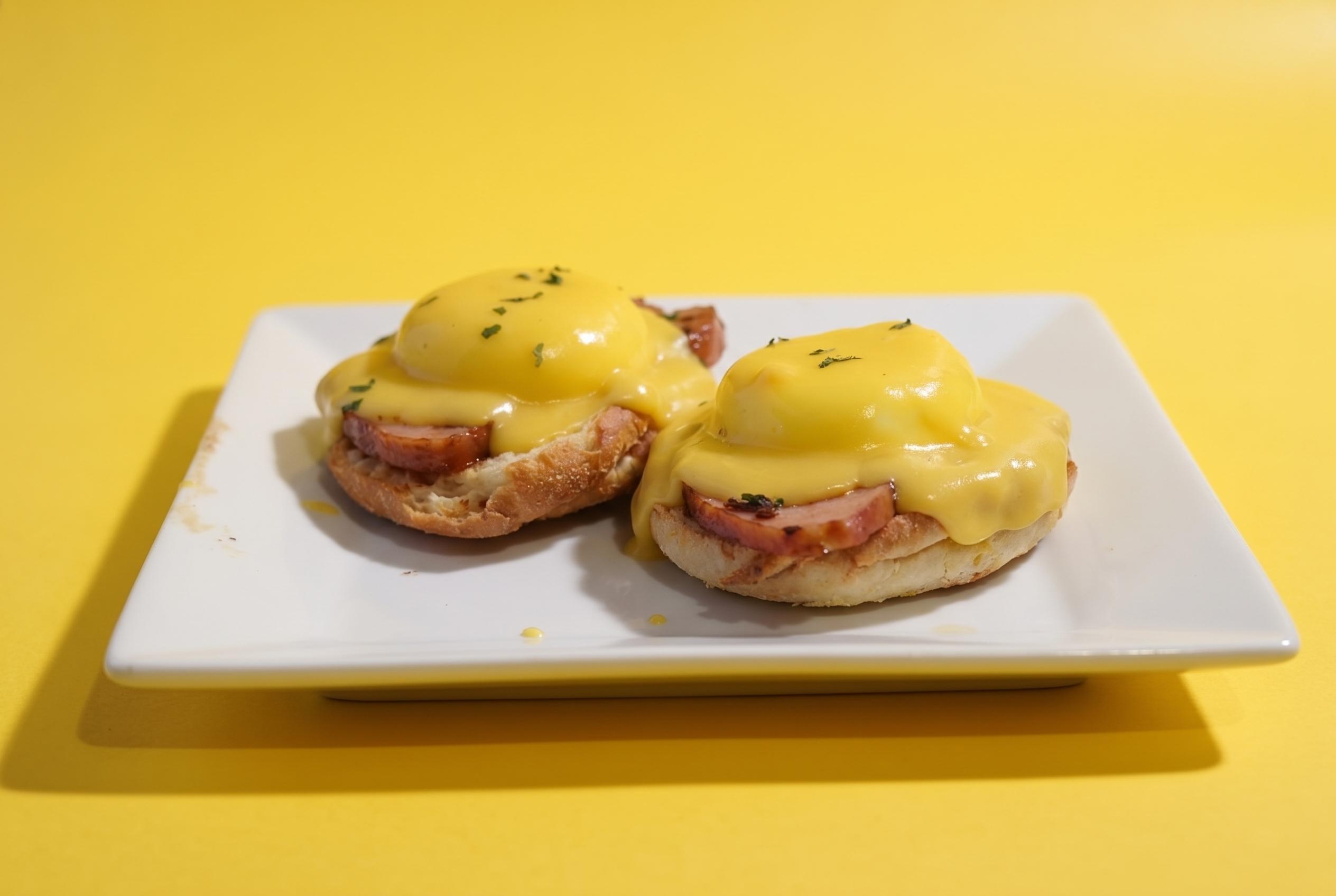 Classic Egg Benedict.