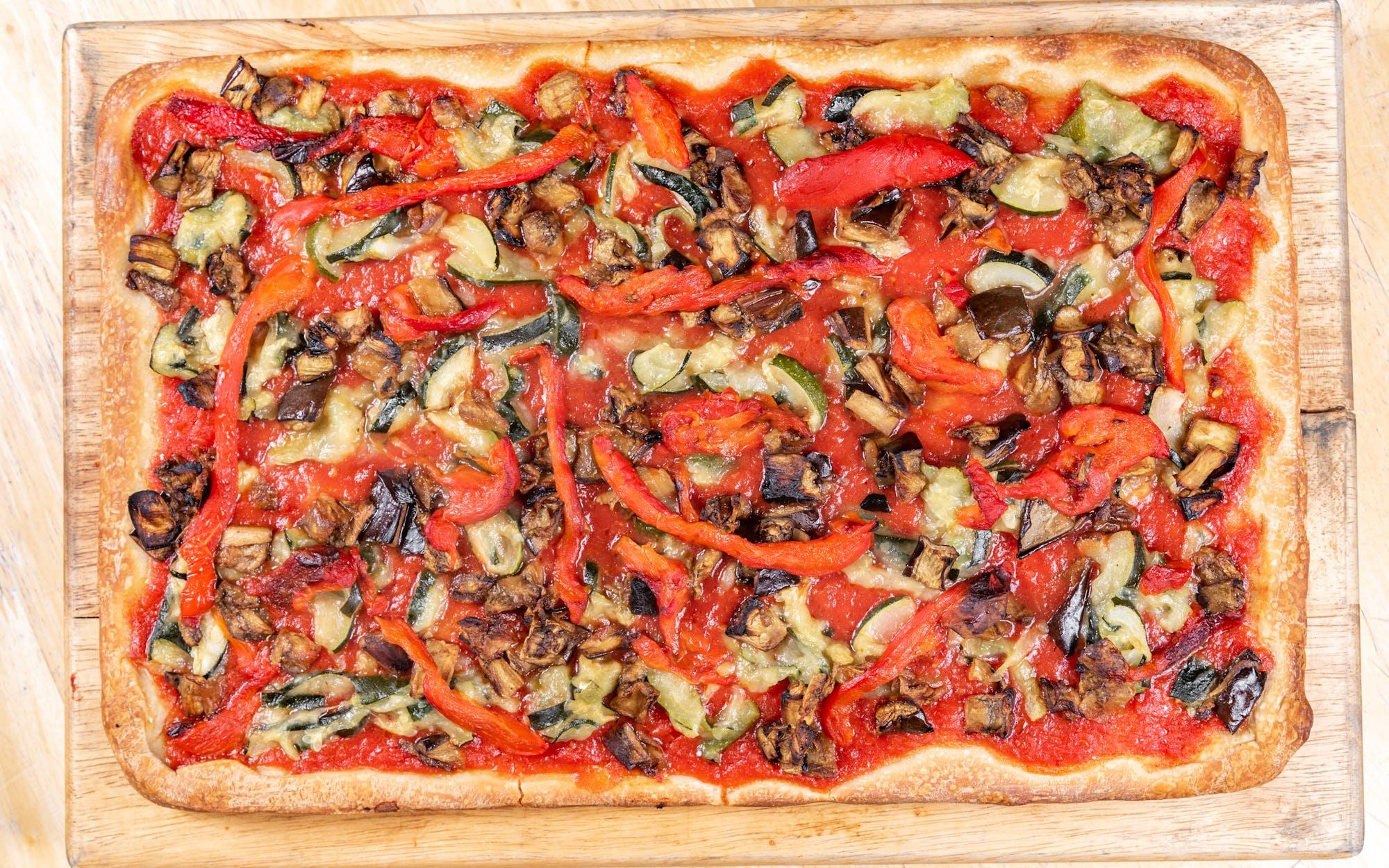 Vegetariana in Teglia.