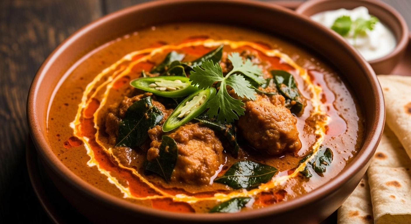 Gongura chicken curry.