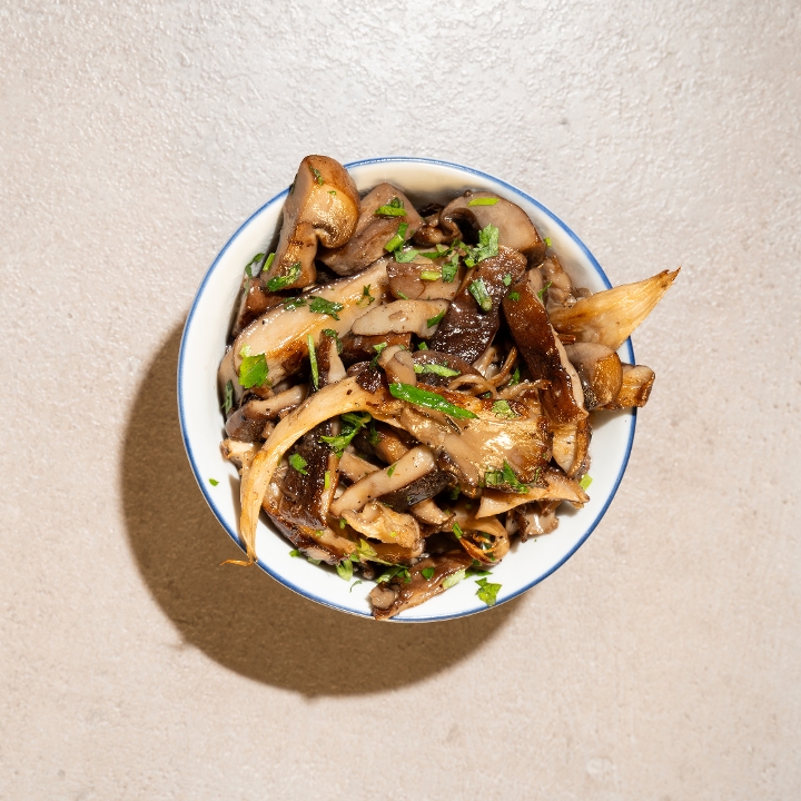 Trio of Mushrooms.