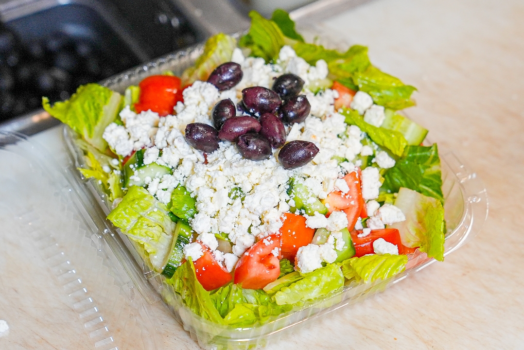 12" Greek Salad Tray.