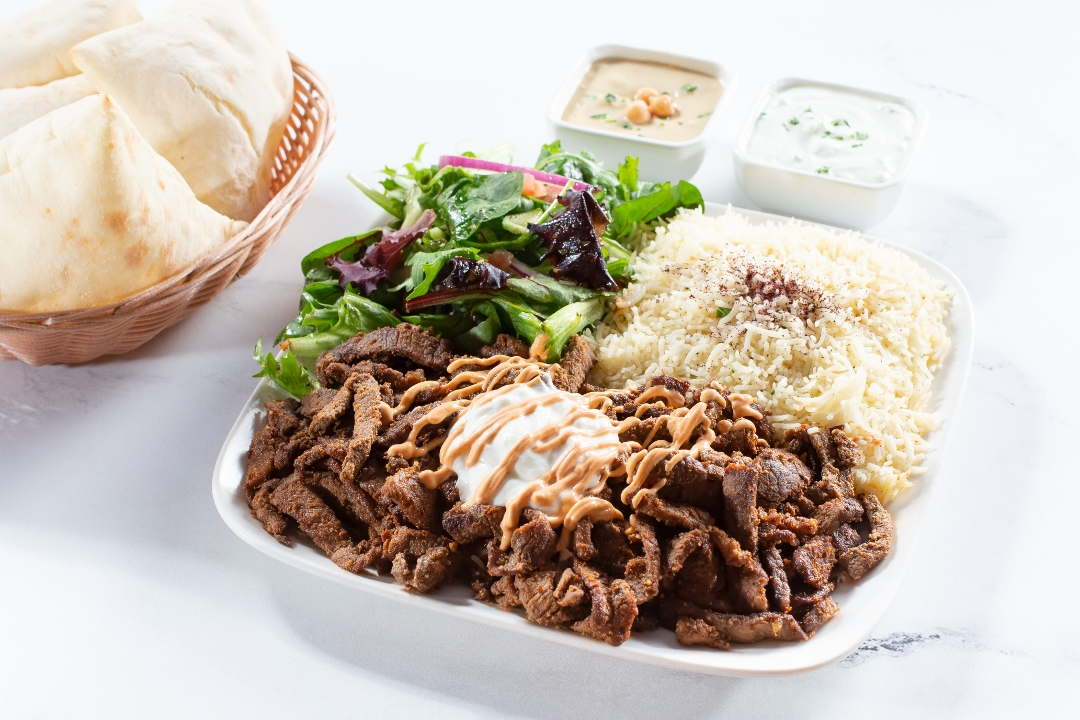 Beef Shawarma Plate.