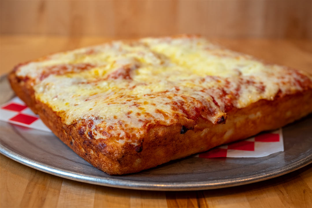 Nonna's Deep Dish Sicilian Pizza.