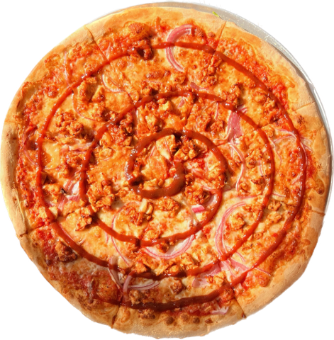 BBQ Chicken Pizza 12" Round.
