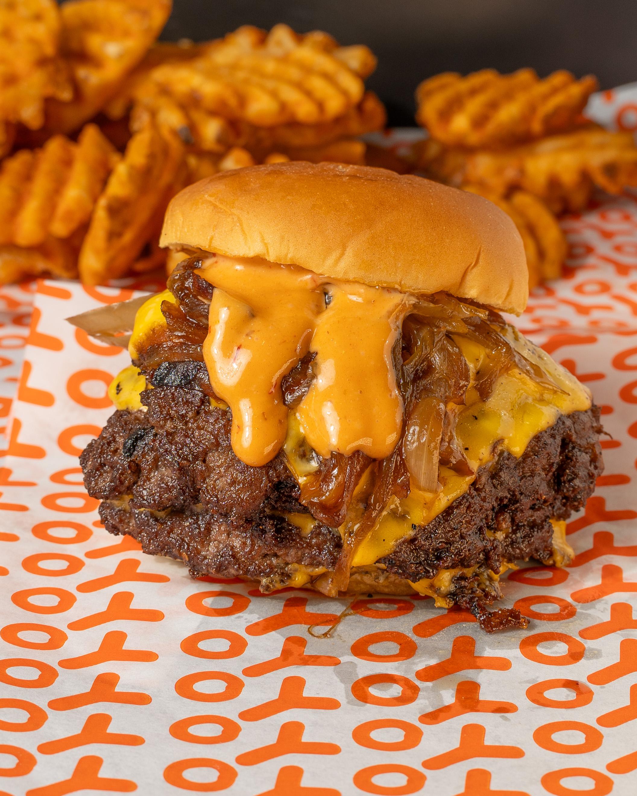 4x4 Smash Burger Combo.
