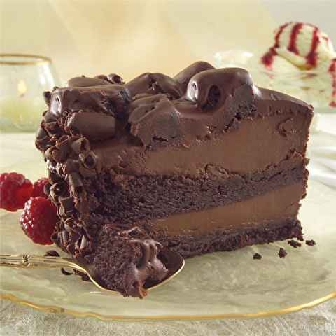 Chocolate cake - Slice.