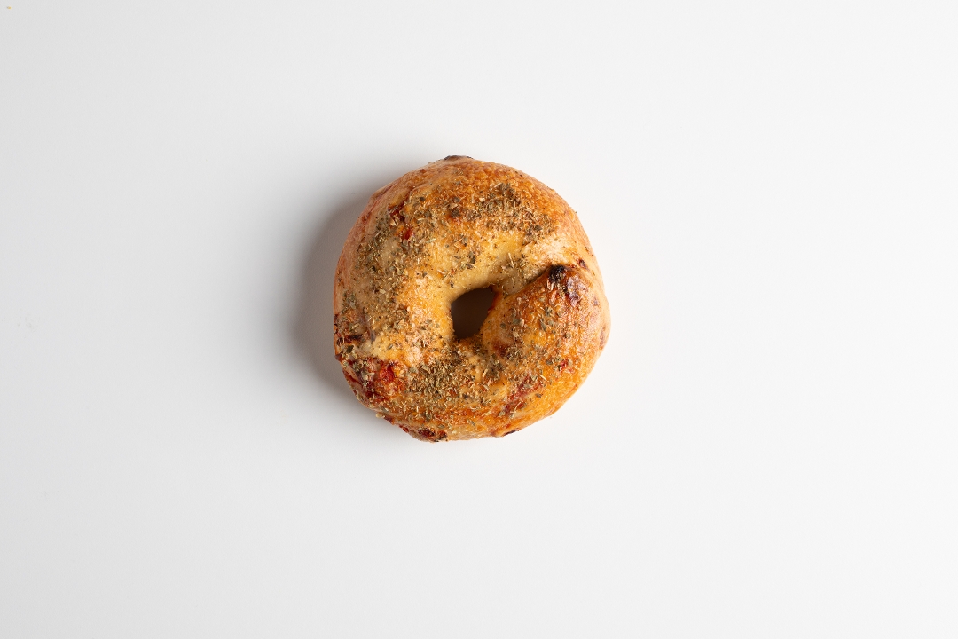 Sundried Tomato Basil Bagel.