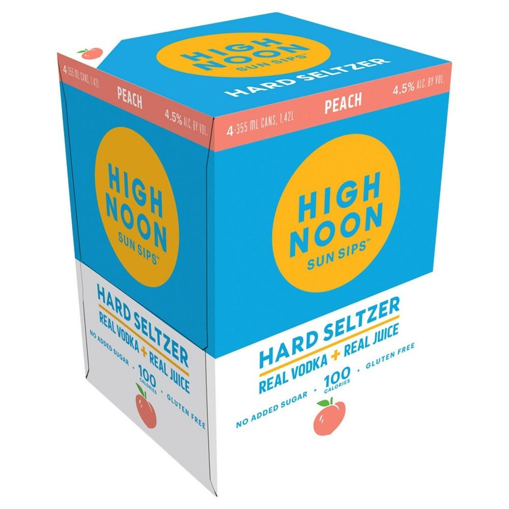 High Noon Peach Vodka & Soda 335ml.