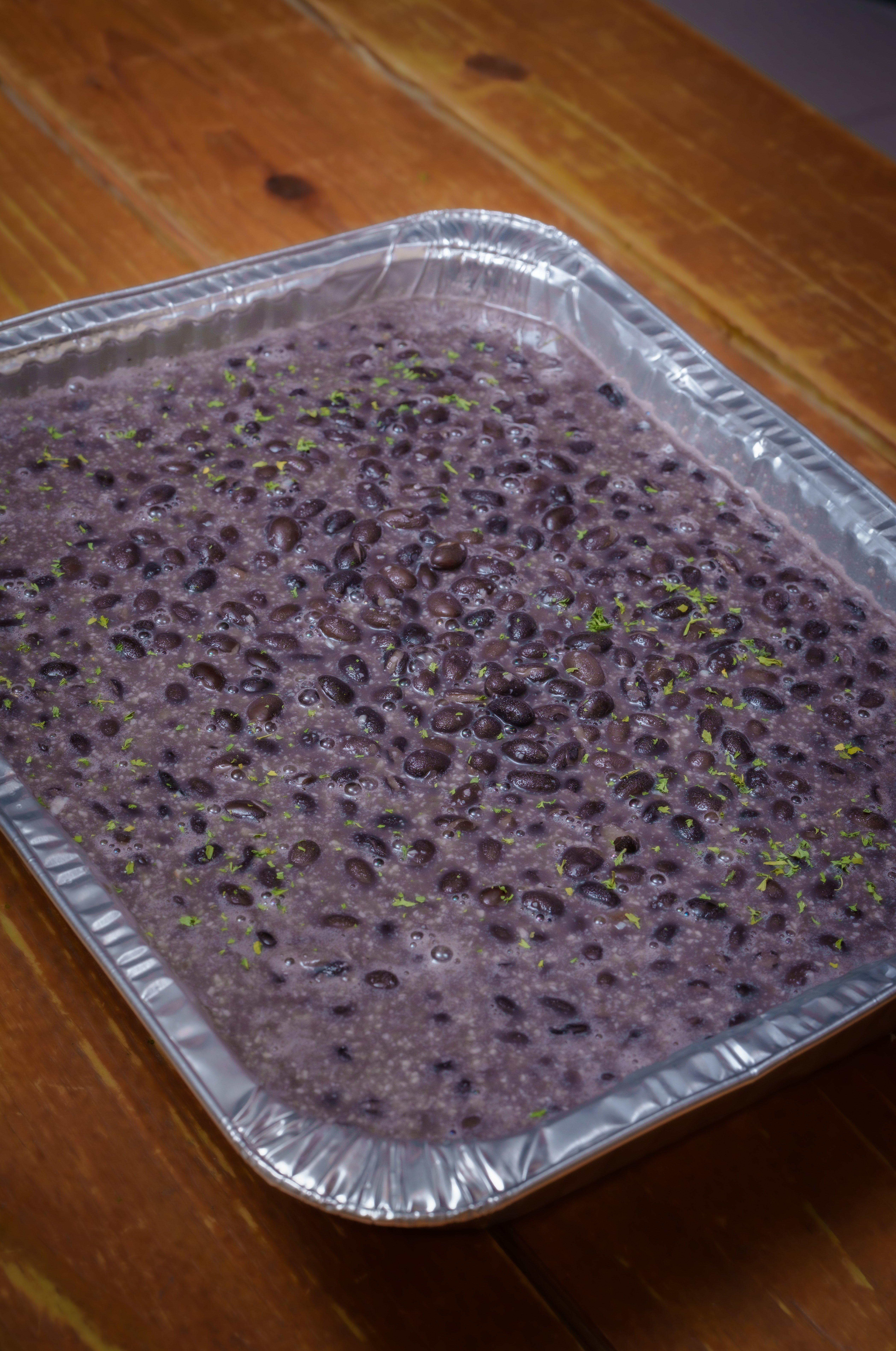 Black Beans Full Tray.