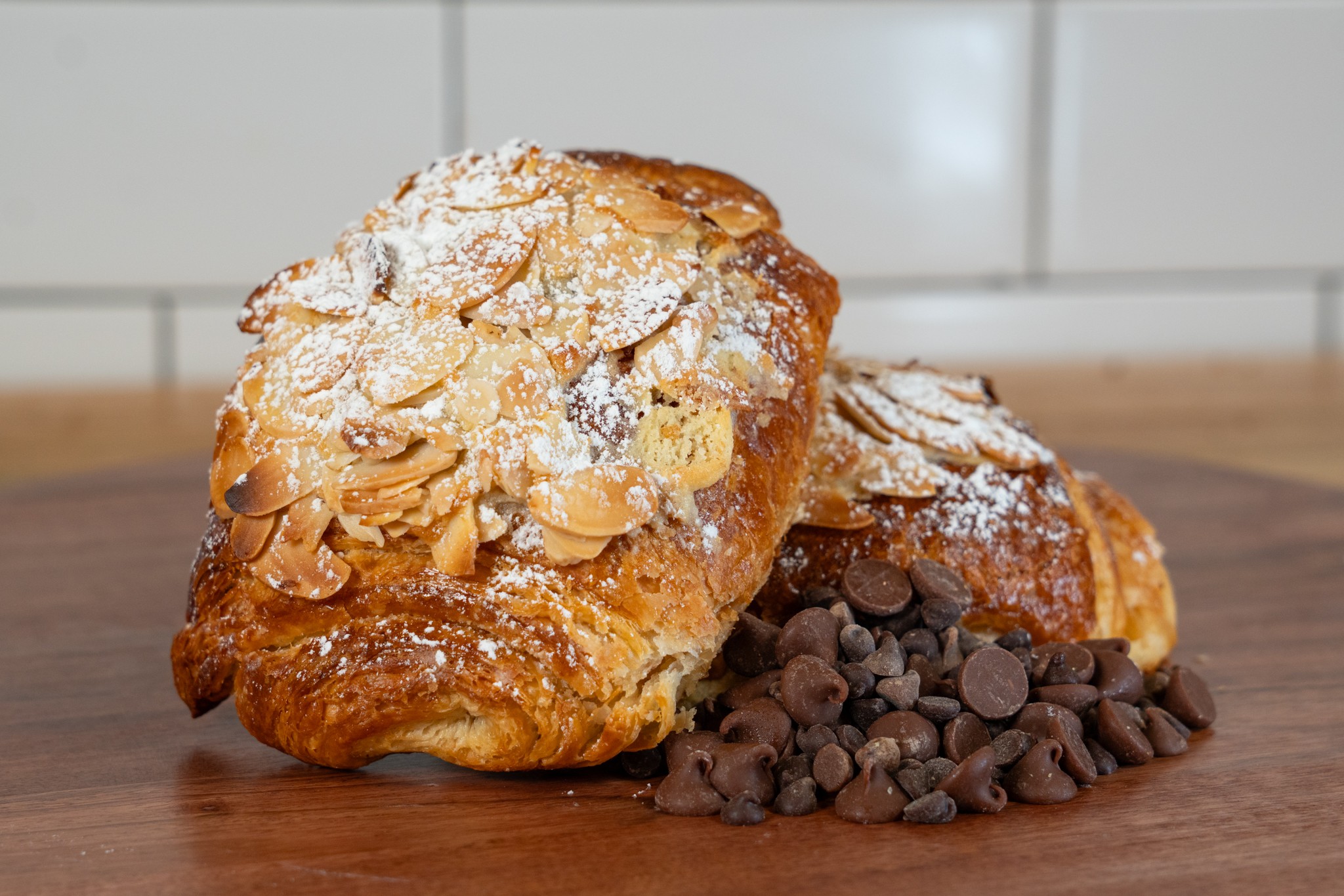 Chocolate Almond Croissant.