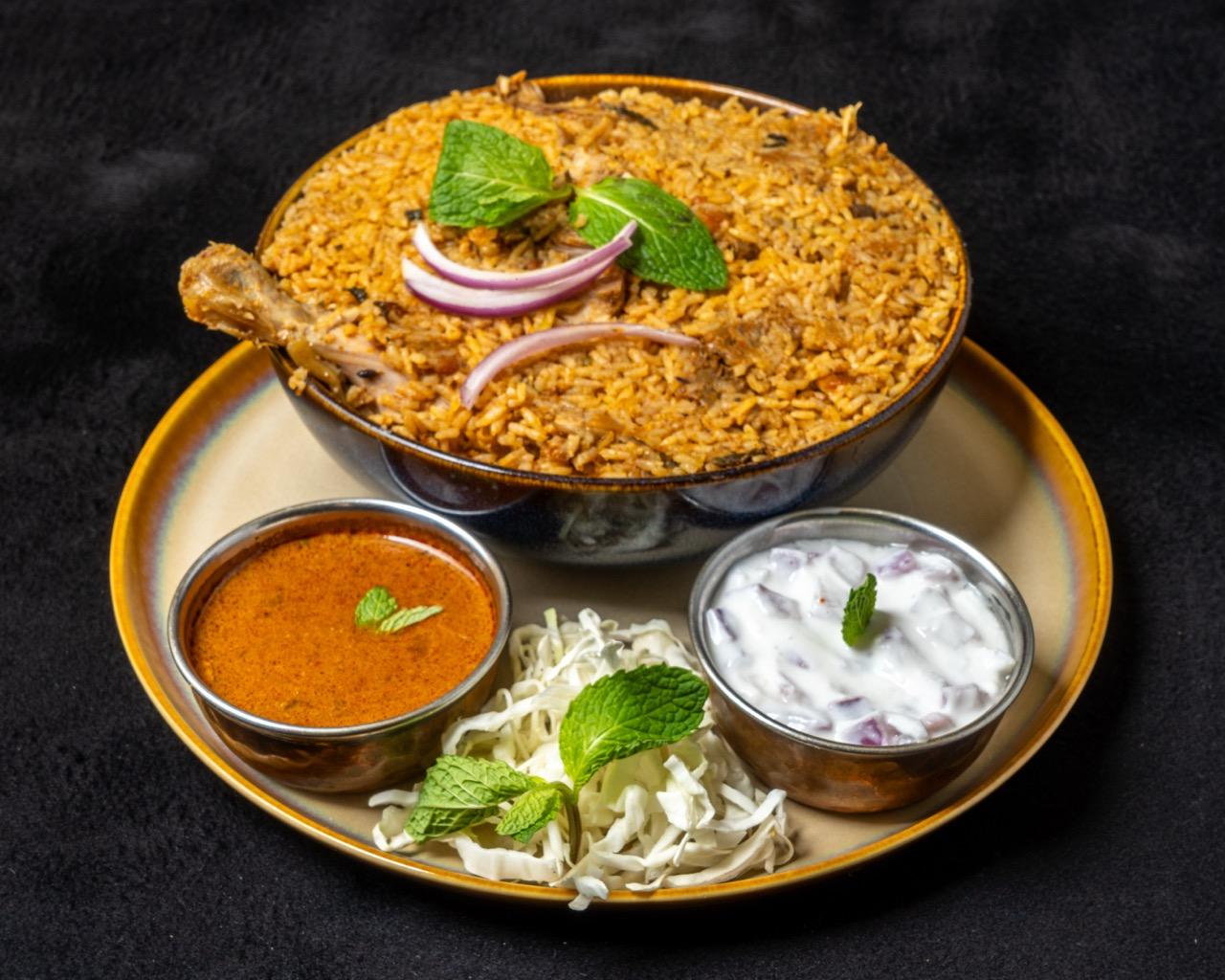 Ambur Chicken Seeraga Samba Biriyani.