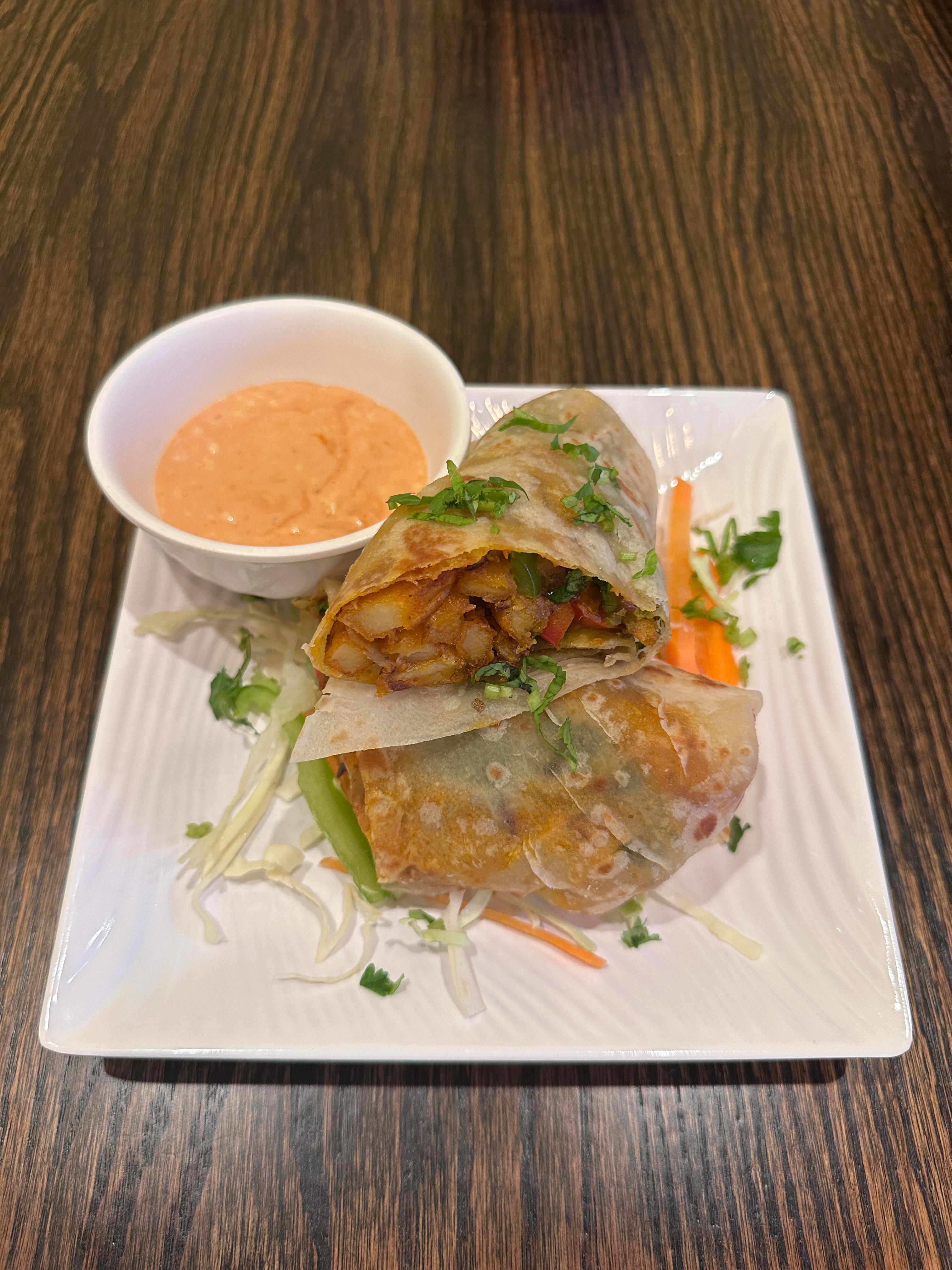 Bombay Veg Kati Roll (Frankie).