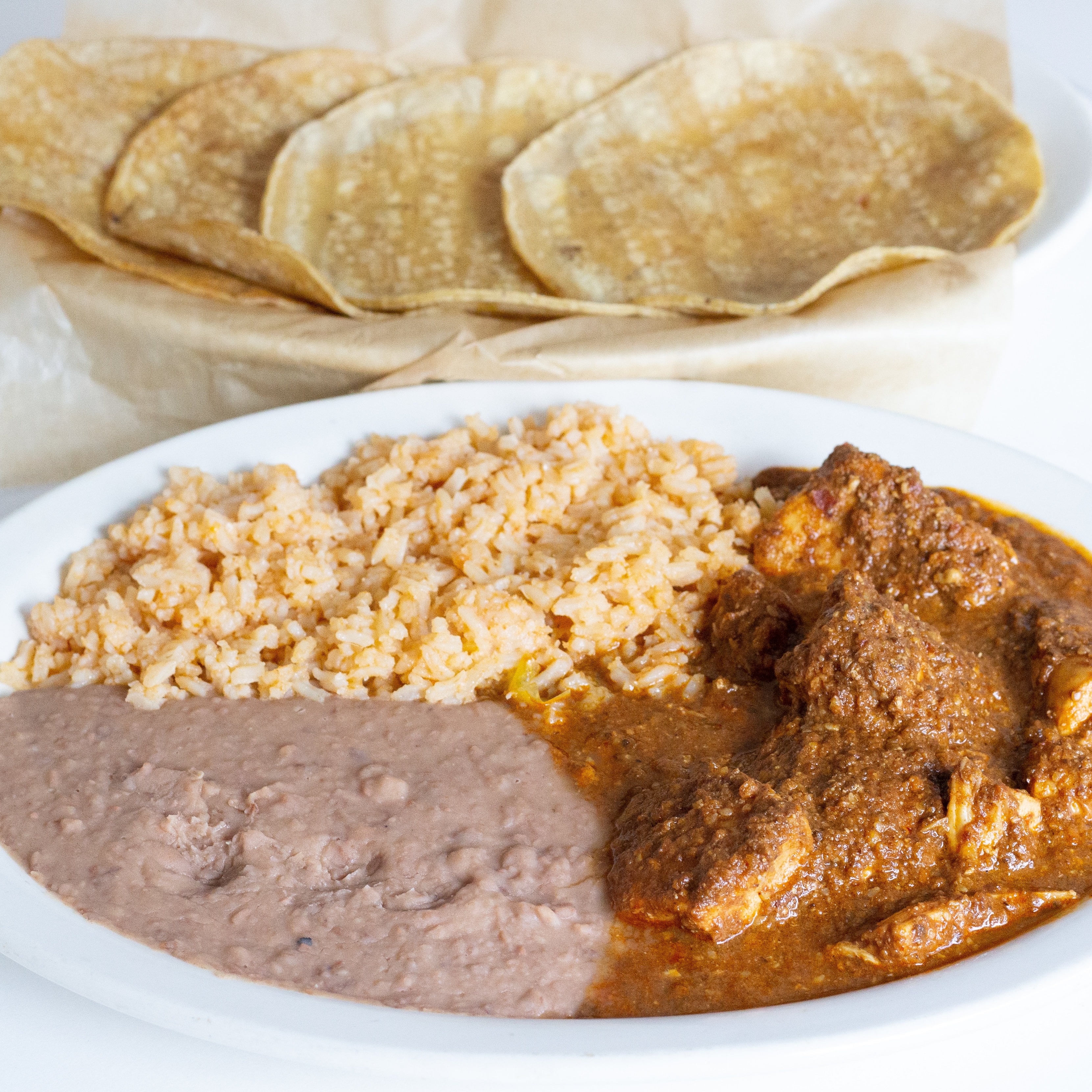 Chicken Mole Dinner.