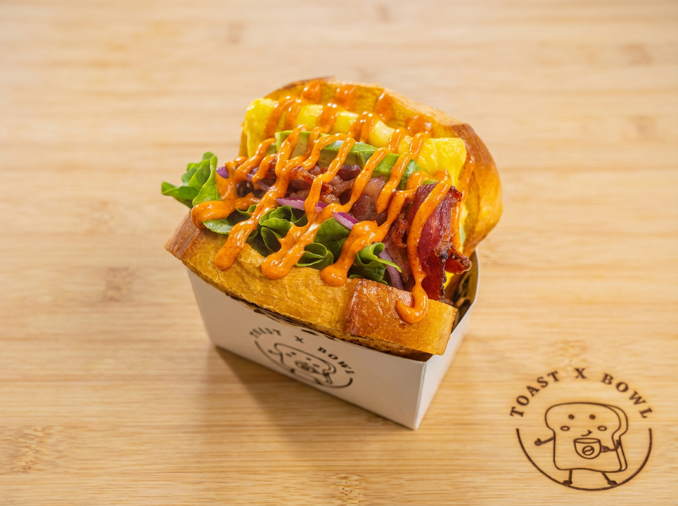 Smokey Beef Bacon X Avocado Luxe.
