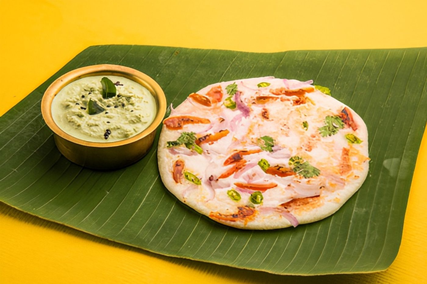 Onion Tomato Uthapam.