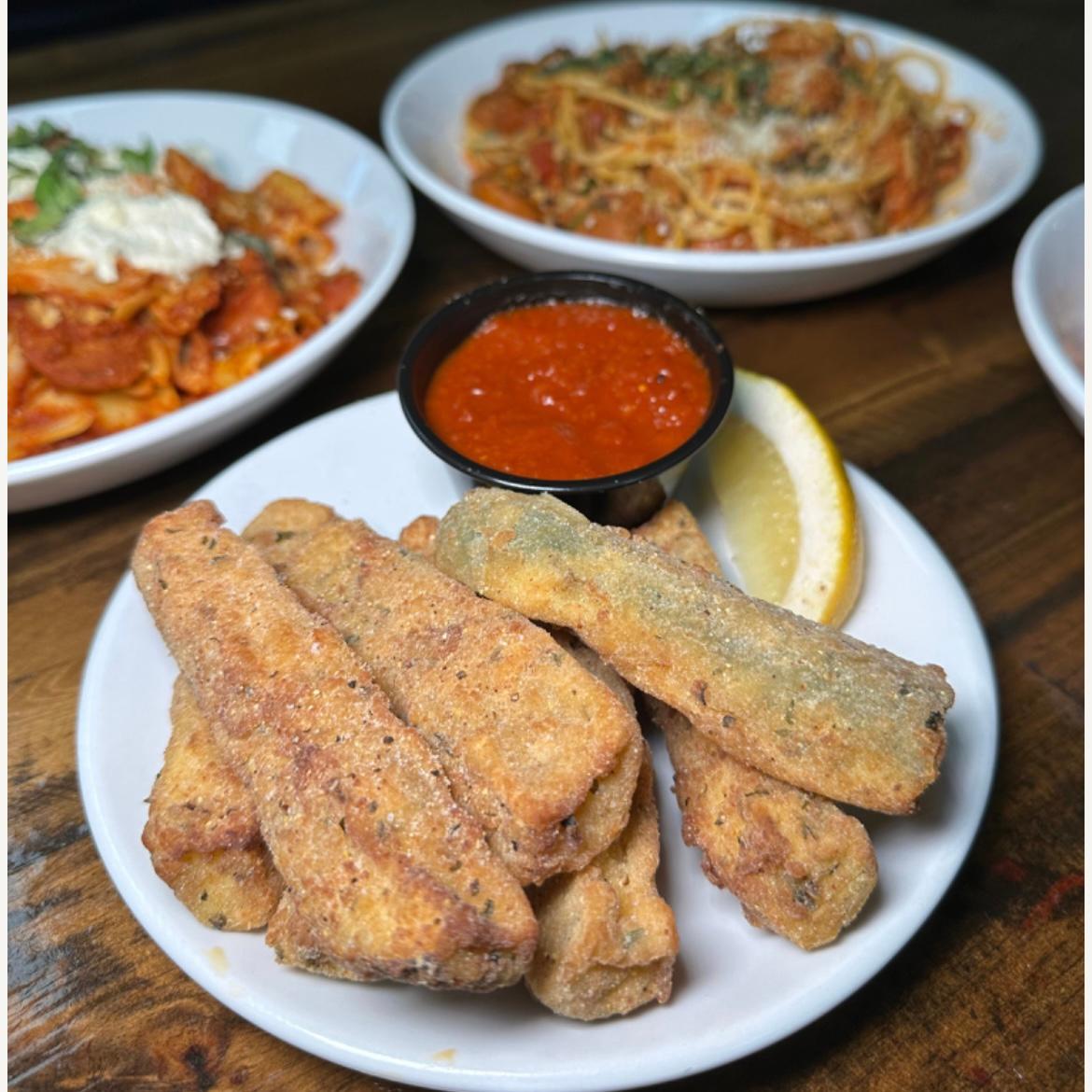 GF Gluten Free Zucchini Sticks.