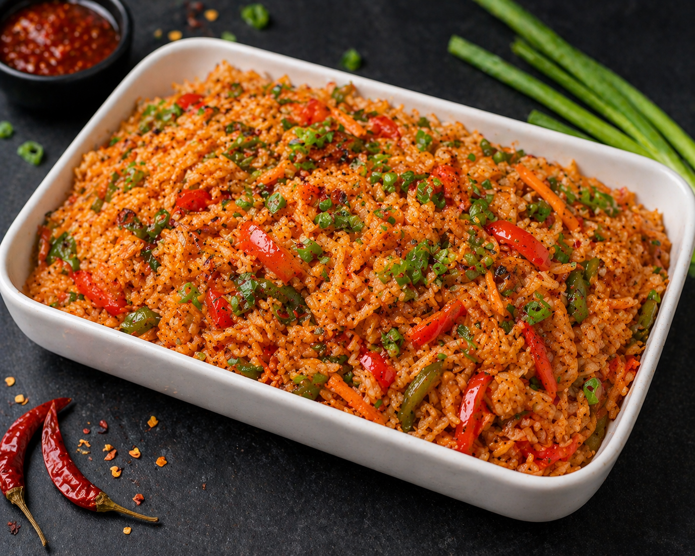 Schezwan Fried Rice.