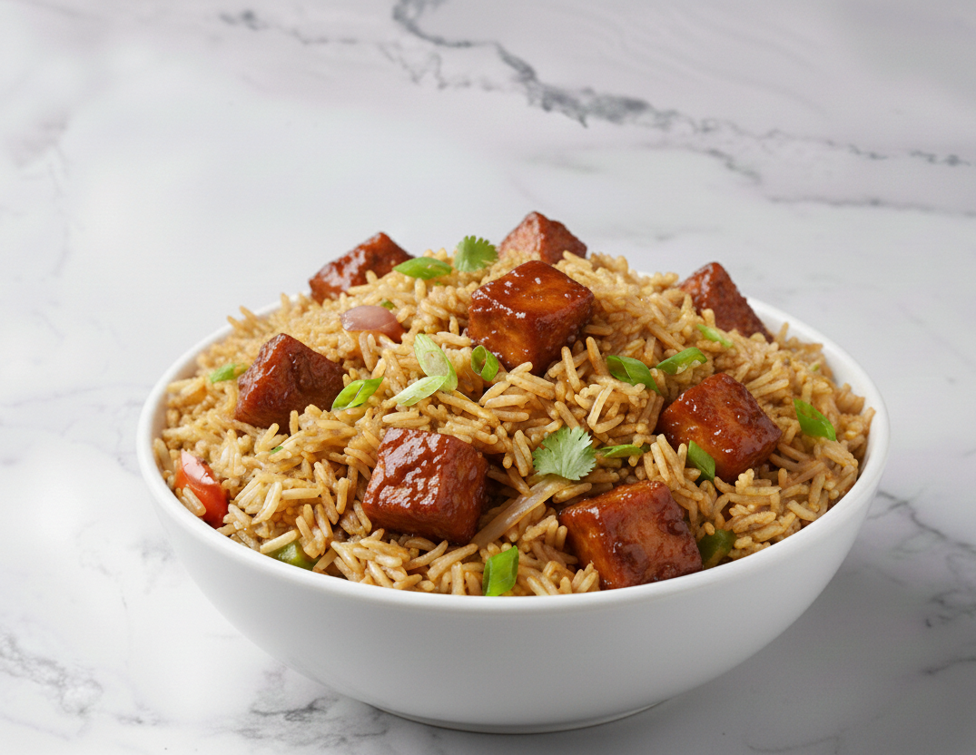 CHICKEN MANCHURIAN FRIED RICE.