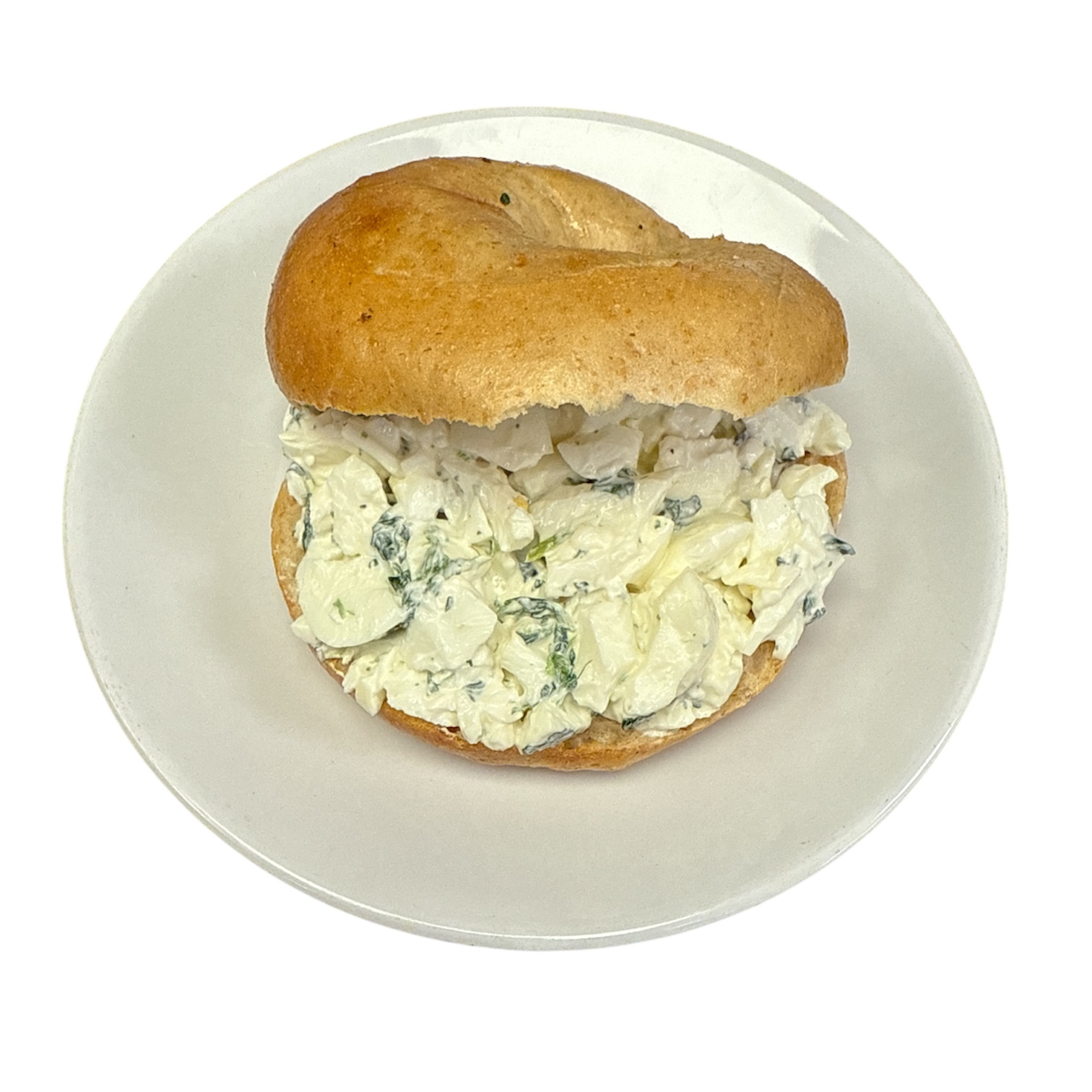 Egg White Salad & Spinach Sandwich.
